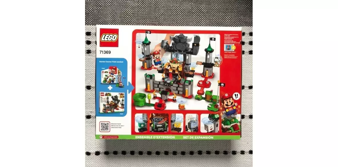 LEGO 71369 Super Mario Bowser's Castle Boss Battle Expansion Set