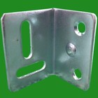 100x 38mm (1.5") Stretcher Plate Angle Brackets Horizontal + Vertical Screw Slot