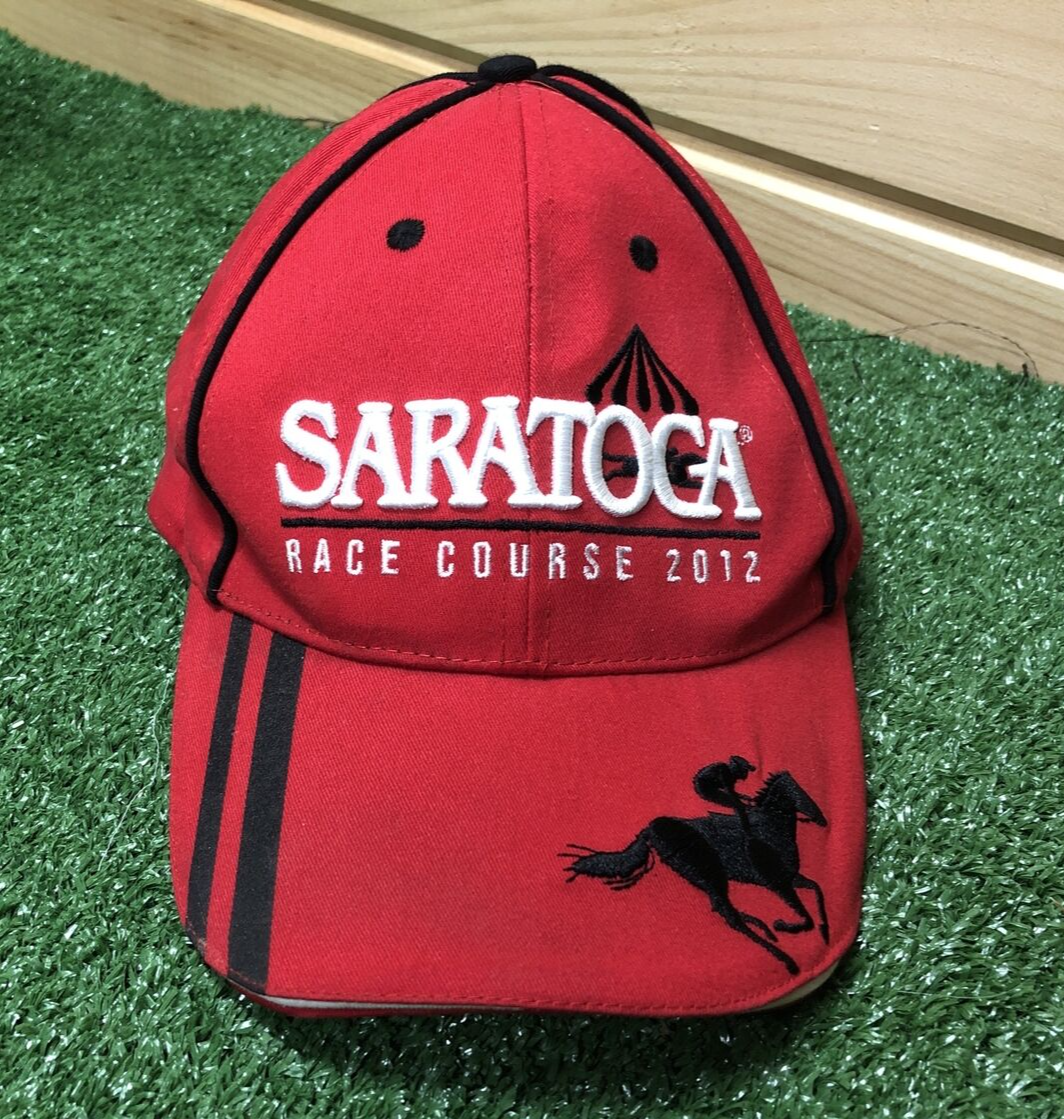Saratoga Horse Race Hat Vintage Saratoga Springs, Distressed Cap, Horse Racing Hat  main image 4