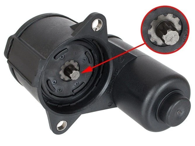 BESTPRICE 2x pinza freno posteriore destra e sinistra con elemento di regolazione per pinza freno di stazionamento elettronico, compatibile con A udi A6 Allroad C6 (4FH), A6 C6 (4F2), A6 C6 Avant