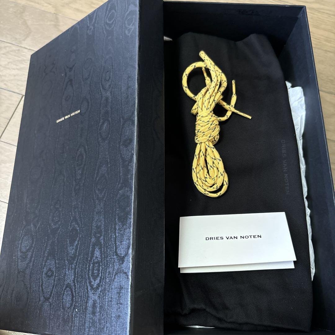Dries Van Noten Men 10.0US Silver Leather Sneakers Elegant Dries Van Noten Men 10.0US Silver Leather Sneakers Elegant