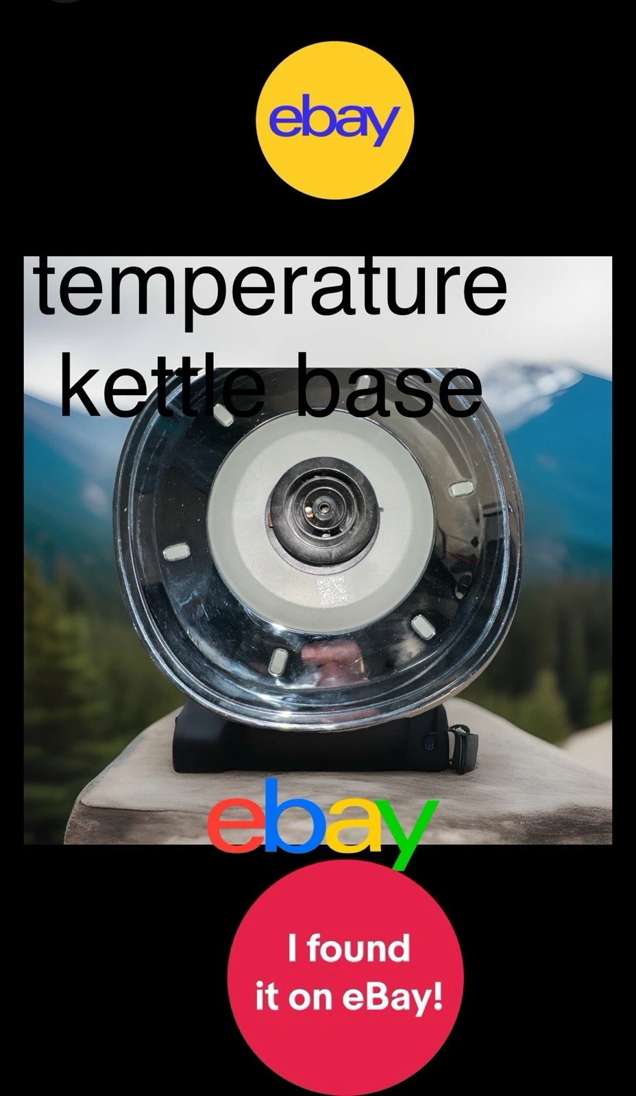 SMEG KLFO4. 7 Temperature Base Unit Chrome GENUINE SMEG BASE New read ￼