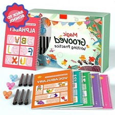 Practice Book Enhanced Handwriting Development Grooved Letter Tracing Book