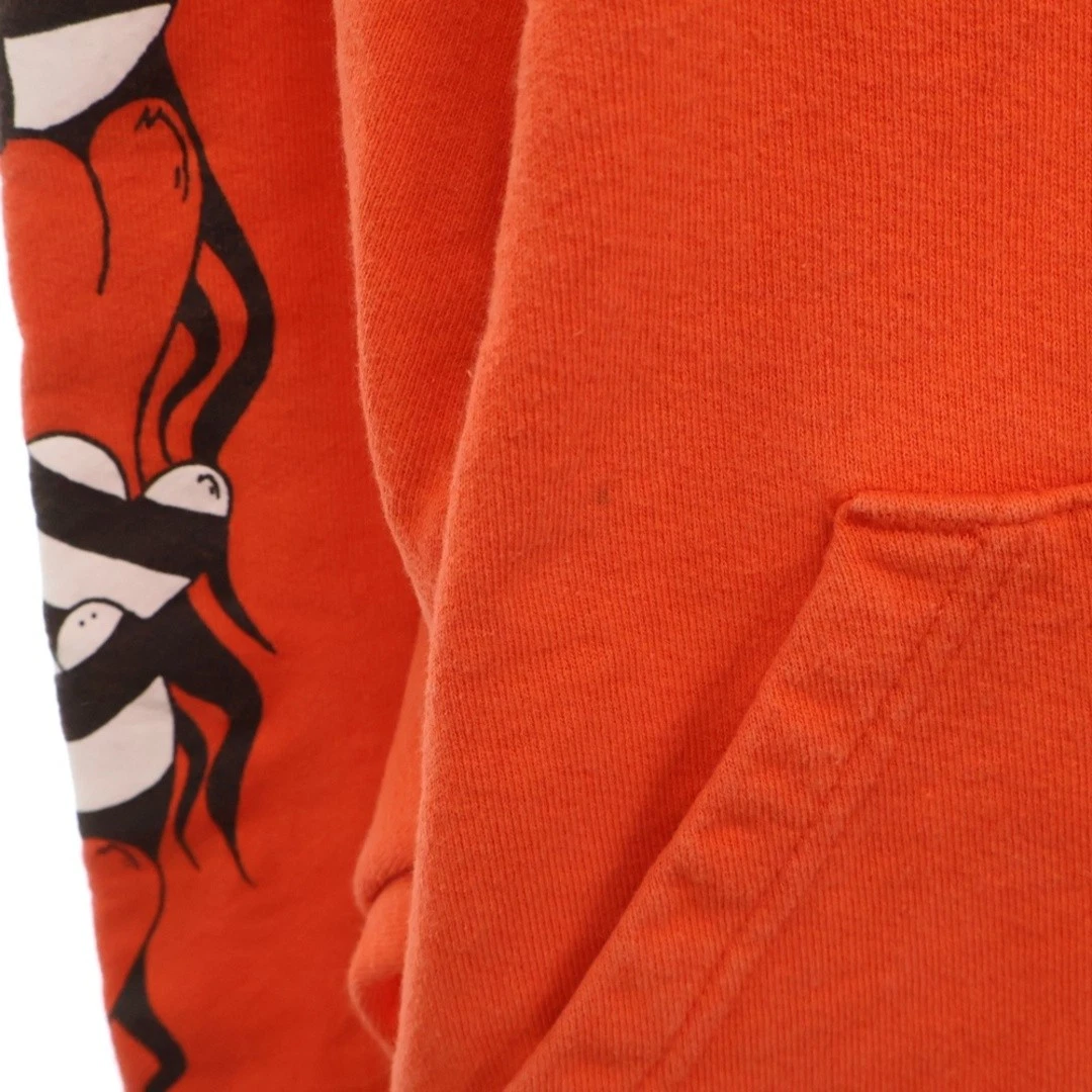 CHROME HEARTS SWTHRT PPO U HD PLVR ROSSO OPACO RAGAZZO CHOMPER FINCE PULLOVER