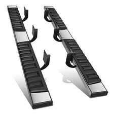 DNA Motoring 6 Inch Wide Flat Running Boards Side Step Bars Compatible with 1...