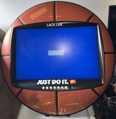 Hannspree HSG1075 28  Basketball LCD TV HDMI Nike Just Do It Store Display RARE