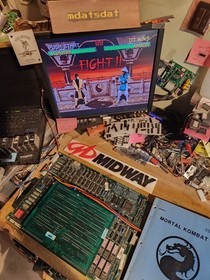MORTAL KOMBAT 2 PCB JAMMA ARCADE MAIN BOARD ONLY REV 3.1 WORKING!!!! MIDWAY 
