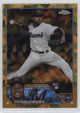 2023 Topps Chrome Update Sapphire Edition Gold 2/50 George Soriano #USCS26 0mi9