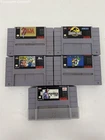 5 Super Nintendo Entertainment System (SNES) games Untested
