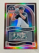 ZION THEOPHILUS 2024 Panini USA Baseball Stars & Stripes GOLD Foil Auto #'d 7/10