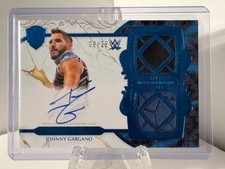 2025 Topps WWE Royalty Johnny Gargano Blue Regalia Match Used Relic Auto #d /25