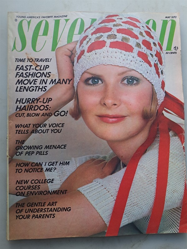 SEVENTEEN Magazine May 1970 Issue - Fashions, Hairdos, Environment