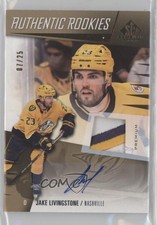 2023 SP Game Used Premium Materials Jersey 7/25 Jake Livingstone #204 Auto 2d8