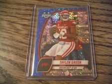 TAYLEN GREEN - 2024 Bowman Chrome University BLUE MINI DIAMOND Refractor #/ 175