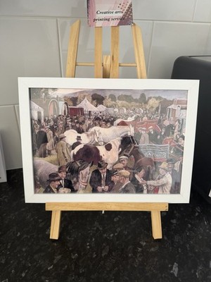 Appleby Horse Fare Old Style Kunstwerk Druck A4 gerahmtes Bild Wandbild