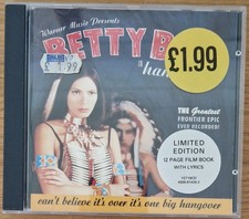 BETTY BOO - HANGOVER LIMITED EDITION CD WITH 12 PAGE BOOKLET 