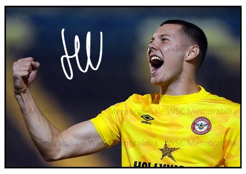 11073. Hakon Valdimarsson Signed Pictures (A4 Prints) Brentford Elfsborg Iceland
