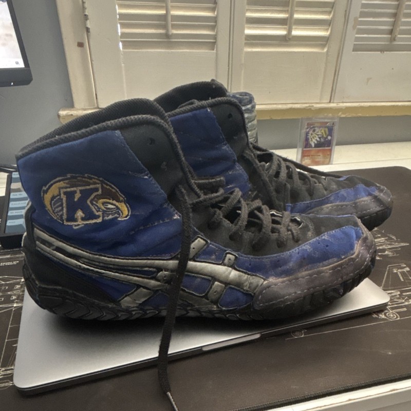 ASICS Rulons Blue & Black with Kent State Logo