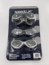 Speedo Adult Swimming Goggles and Mask 3 Pack New