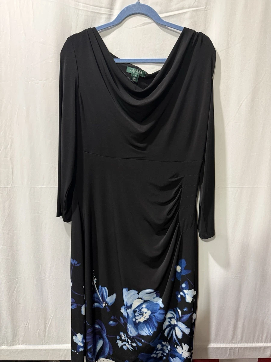 sachin and babi light blue dress Lauren Ralph Lauren Plus Size Dresses