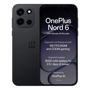 OnePlus Nord 6 5G 8GB 256GB Black 165Hz AMOLED Snapdragon 8s Gen4 Global version - Picture 1 of 12