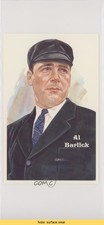 1989 Perez-Steele Hall of Fame Art Postcards Tenth Series Al Barlick READ 0b2