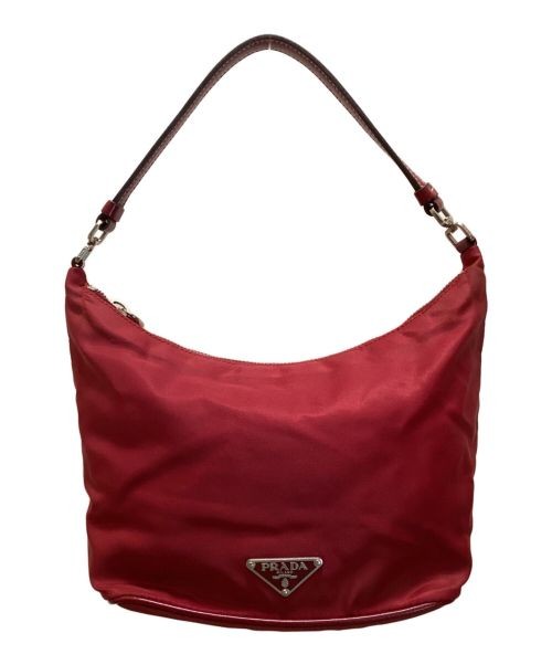 PRADA Mini Nylon One Shoulder Bag in Black