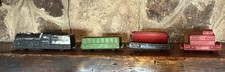 Antigua locomotora de trenes de goma Arcor de los años 40 góndola volteo vagón furgón