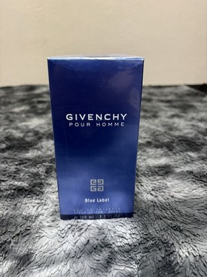 GIVENCHY POUR HOMME BLUE LABEL EAU DE TOILETTE SPRAY 3.3 Oz / 100 ml BRAND NEW!