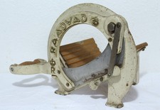 DEKORATIVER ALTER BROTSCHNEIDER VON RAADVAD, DÄNEMARK, BROTMASCHINE #11979