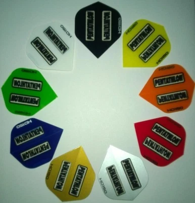 15 Pentathlon HD 150 Power Dart Flights 5 Sets Longlife oder Farbmix