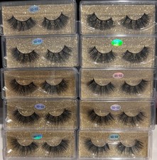 10 pair Extra Large 3D Full False eyelashes Drag Queen Cross Dresser Dancer 02
