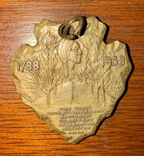 1938 MARIETTA OHIO CONE MOUND BRONZE ARROWHEAD VINTAGE 