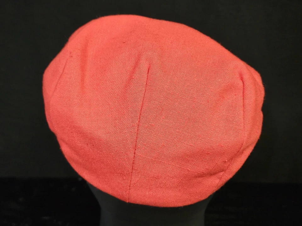 De Colección Años 90 Stetson Adam Rojo Gorra Plana Botón Para Hombre EE. UU. Informal Sombreros Azul 7 1/8 Foto 4 de 4