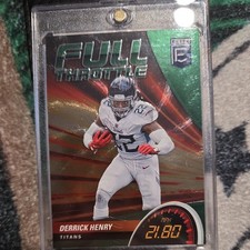2022 Panini Donruss Elite - Full Throttle Derrick Henry #FT4 Green Titans Ravens