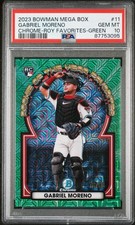 2023 Bowman Chrome MB ROY Fav Green #11 Gabriel Moreno RC PSA 10 [78/99]
