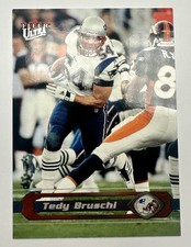 2002 Fleer Ultra #164 Tedy Bruschi card, New England Patriots