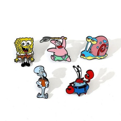Spongebob Patrick Star Thaddäus Mr. Krabs Gary Ansteckpin Anstecknadel Emaille