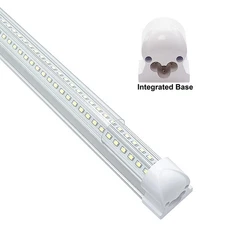 25PCS 4FT LED Shop Light 50W T8 4' Garage Ceiling Lamp Tube Light Fixtures 6500K