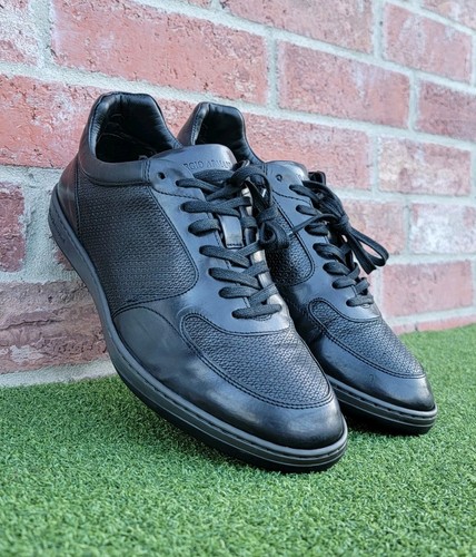 Mens Giorgio Armani Napier Leather Sneakers Made In Italy ~ UK 7 ~ US 8-8.5