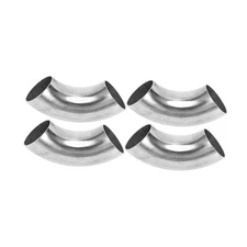  4 Pcs 90 Degree Mandrel Bend Elbow Car Modified Exhaust Pipe Tubing 160mm