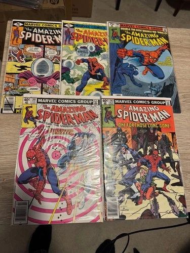 Lot of 5 Amazing Spider-Man Comics – VF/NM 198, 199, 200, 201, 202