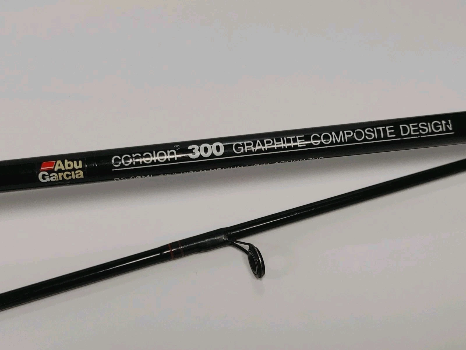 Vintage Abu Garcia Conolon 300 BS 66ML Medium Light 6'6" 2 Pc. Spin Fishing Rod