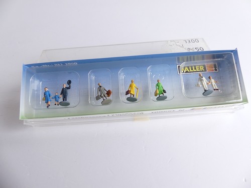 155001 FALLER N 1:160 FIGURINES / PERSONNAGES SUR LE QUAI D'UNE GARE | Zustand: Neuf