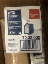 Tork Xpressnap Fit Tabletop Napkin Dispenser Black Plastic N14 New #7232000