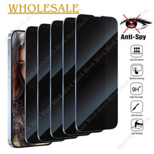 Privacy Screen Protector Tempered Glass Lot For iPhone 16 15 14 13 12 11 XR 8 7