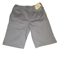 NEW Tucker + Tate Boy's Size 10/12 Pull On 9" Chino Shorts in Blue Stonewash