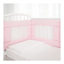 New Paracolpi lettino Baby Idea AIRSR 3D AIR MESH Stella rosa