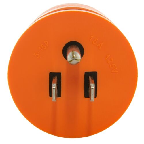 Adaptador puenteado 15A 125V Hots para NEMA 5-15P a NEMA L14-20R de AC WORKS® - Imagen 3 de 8