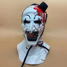 Máscara de Payaso Látex Halloween Horror Asesino de Terror Juegos con disfraces Disfraz de Mascarada
